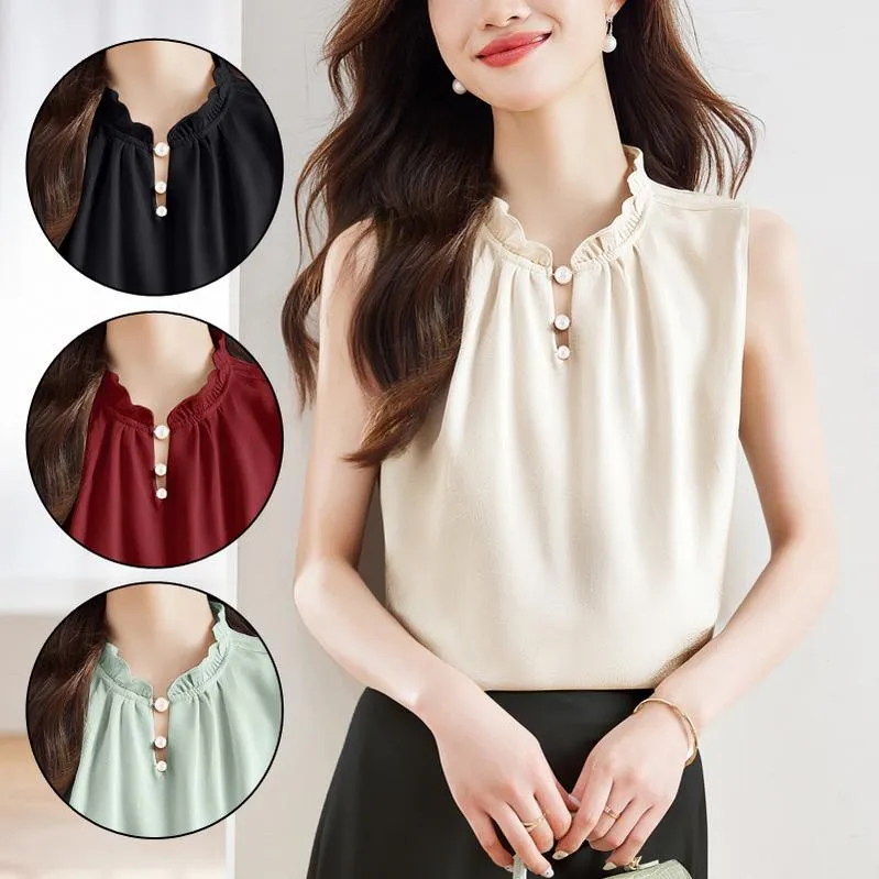 Stylish Solid Silk Tank Top for All Occasions