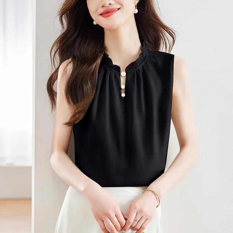 Stylish Solid Silk Tank Top for All Occasions