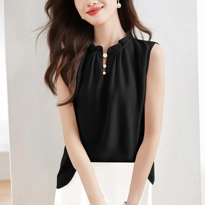 Stylish Solid Silk Tank Top for All Occasions