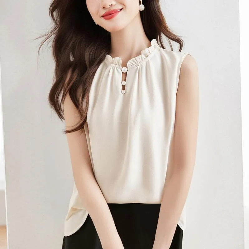 Stylish Solid Silk Tank Top for All Occasions