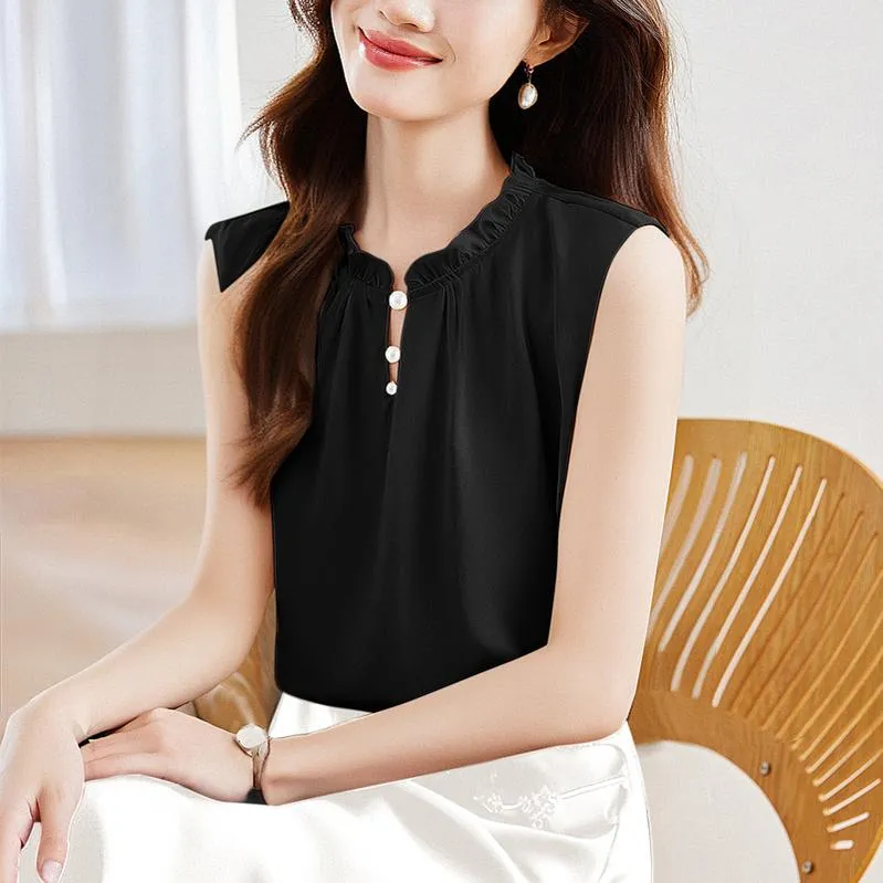 Stylish Solid Silk Tank Top for All Occasions