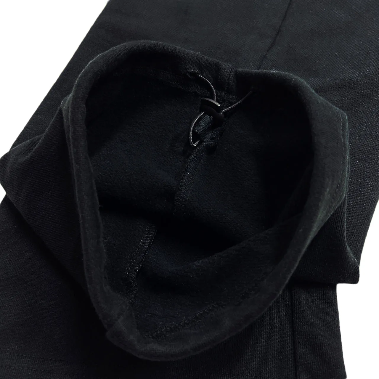 sweat cargo pants black