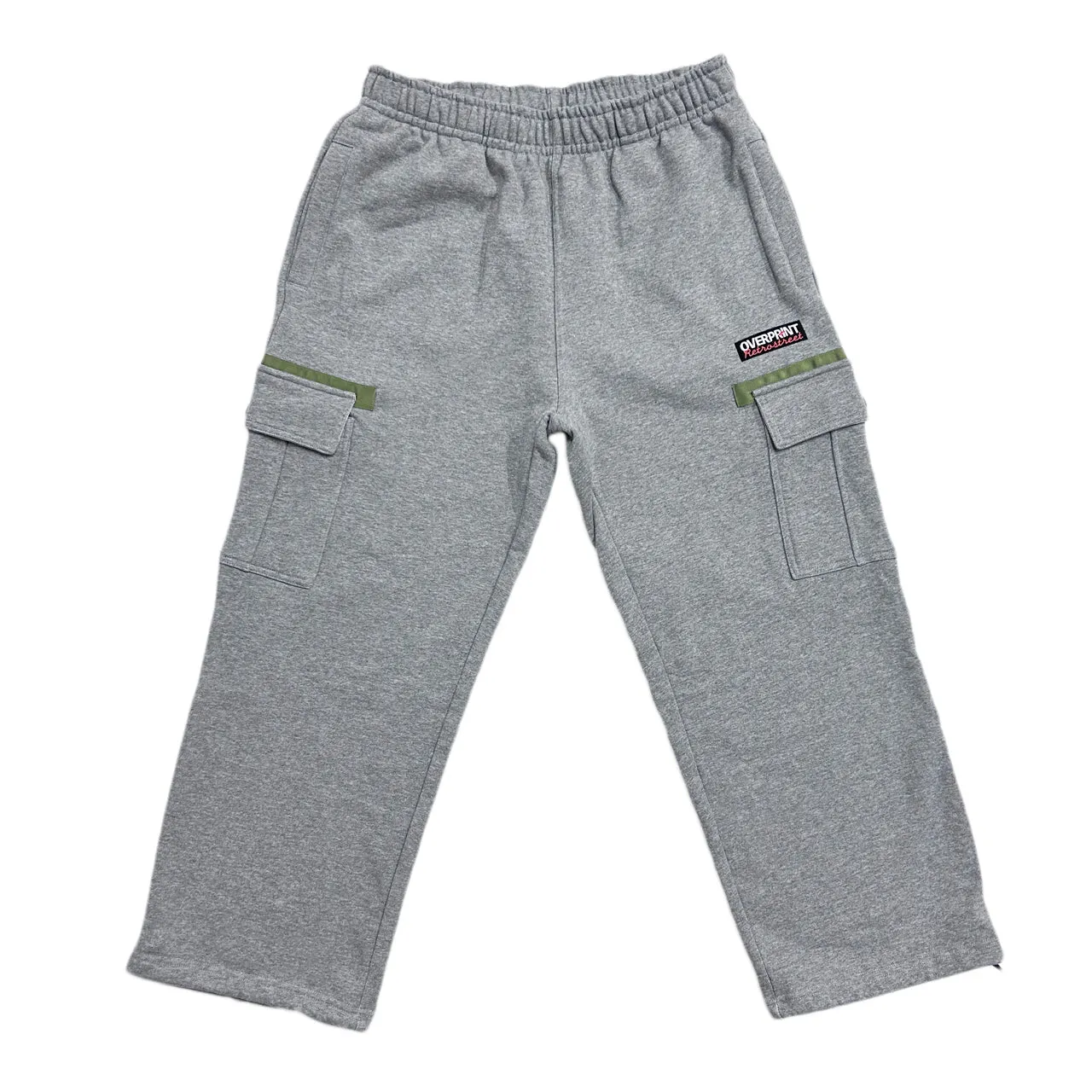 sweat cargo pants gray