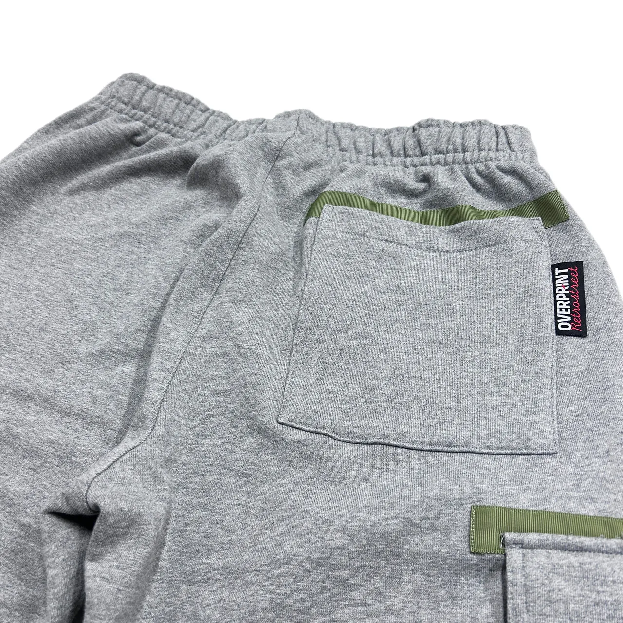sweat cargo pants gray