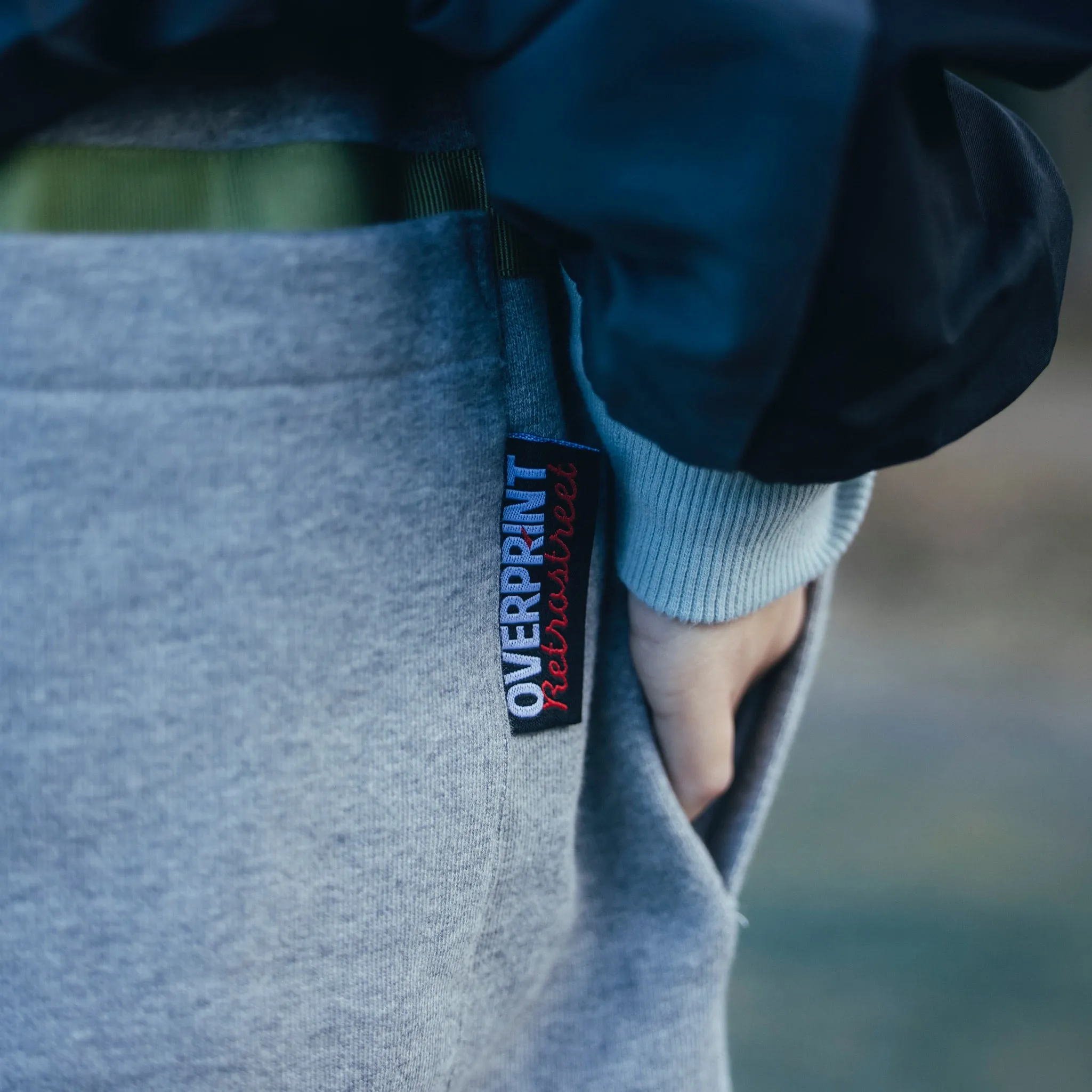 sweat cargo pants gray
