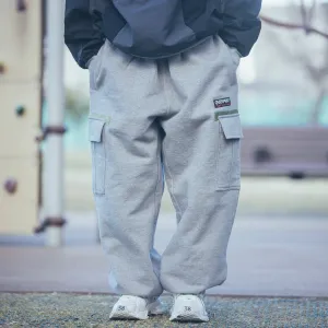 sweat cargo pants gray