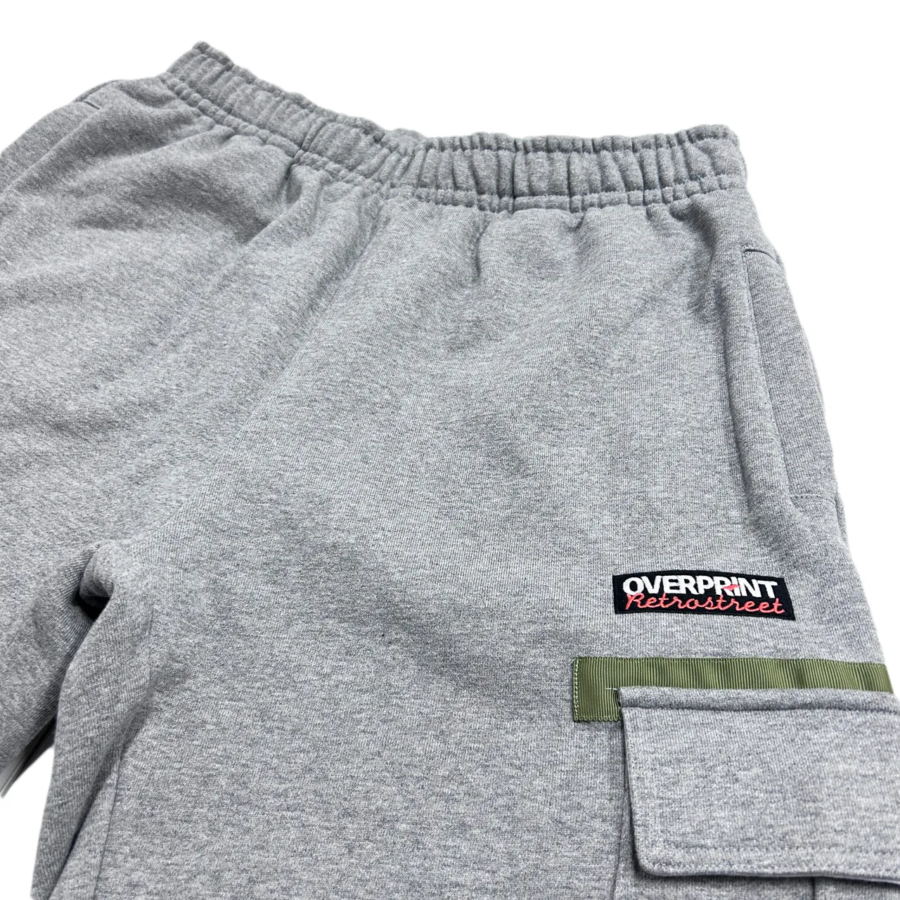 sweat cargo pants gray