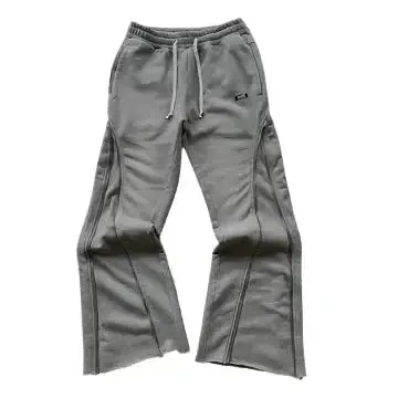 Sweat Pants with Zipper Fly