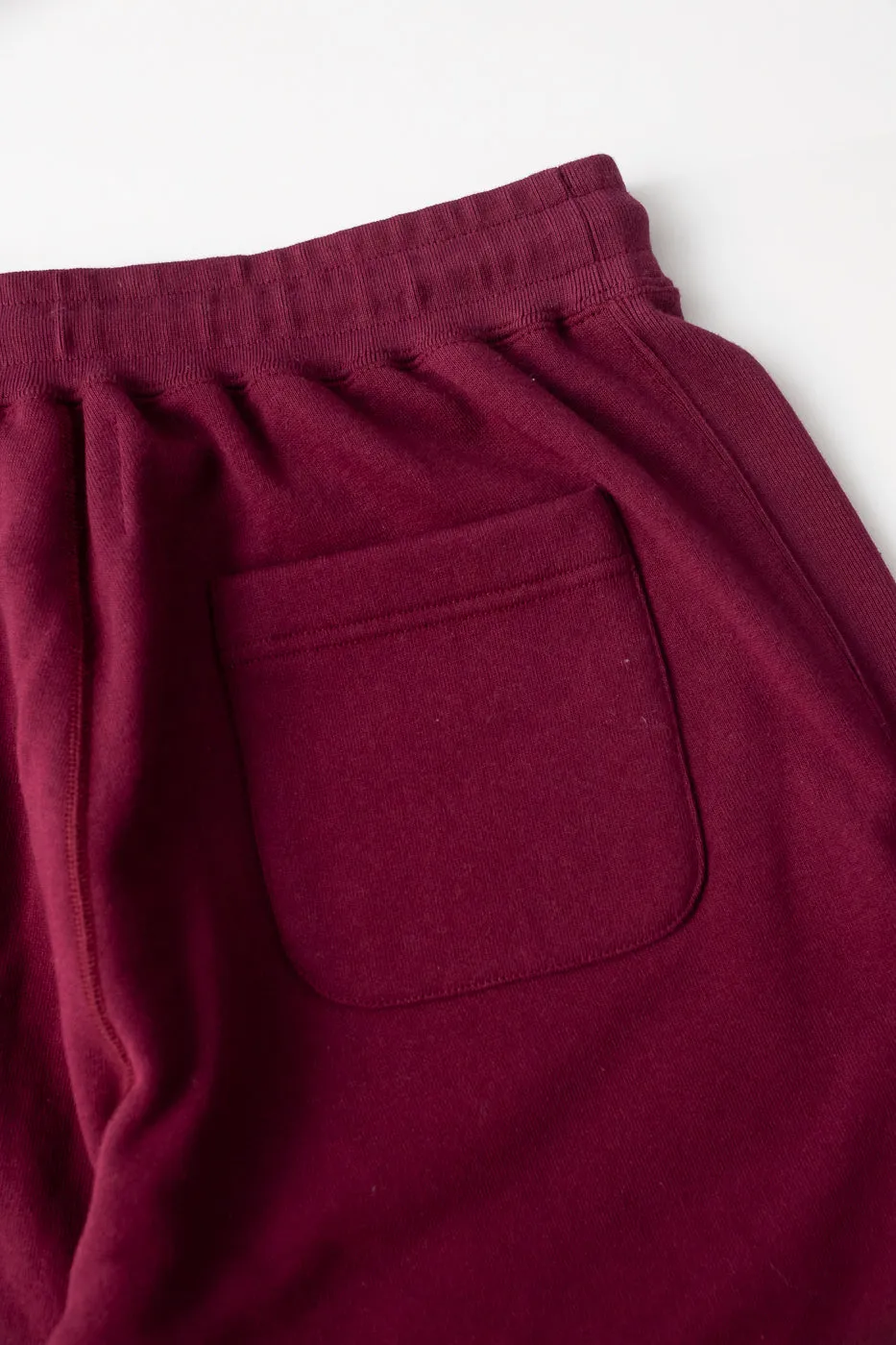Sweat Shorts - Super Looper French Terry - Burgundy