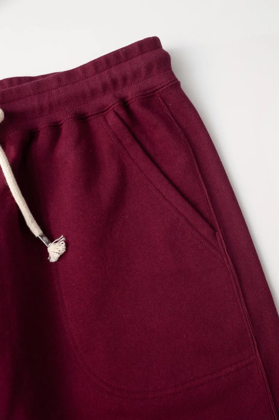 Sweat Shorts - Super Looper French Terry - Burgundy