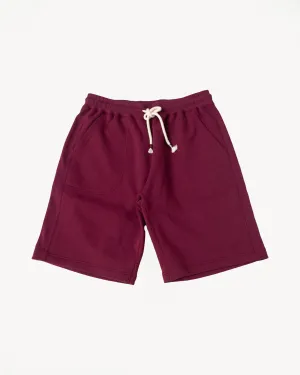 Sweat Shorts - Super Looper French Terry - Burgundy
