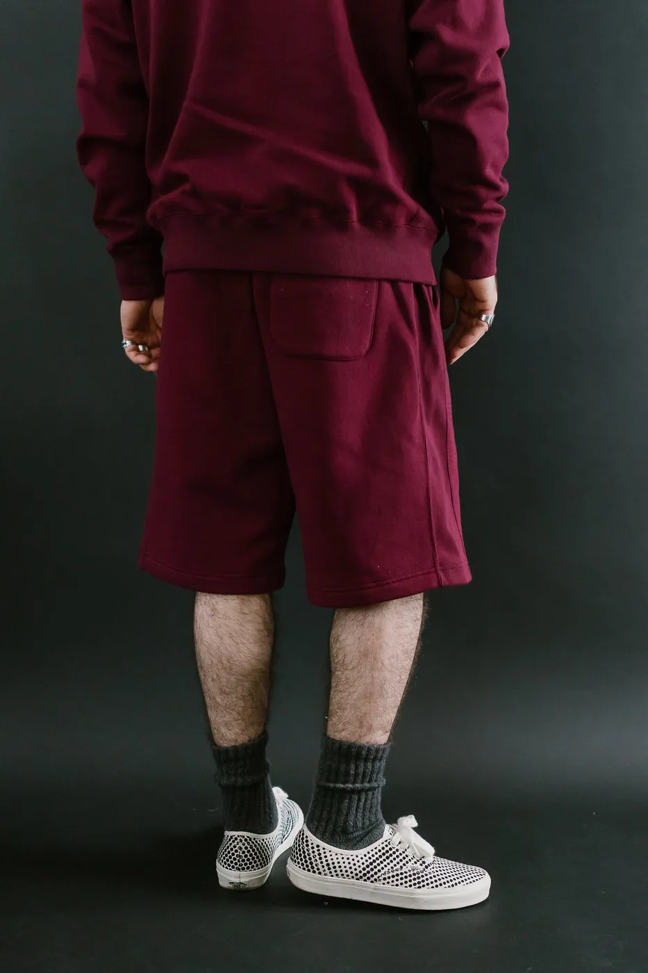 Sweat Shorts - Super Looper French Terry - Burgundy
