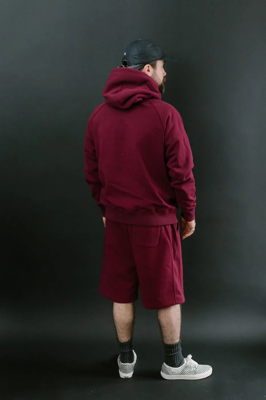 Sweat Shorts - Super Looper French Terry - Burgundy