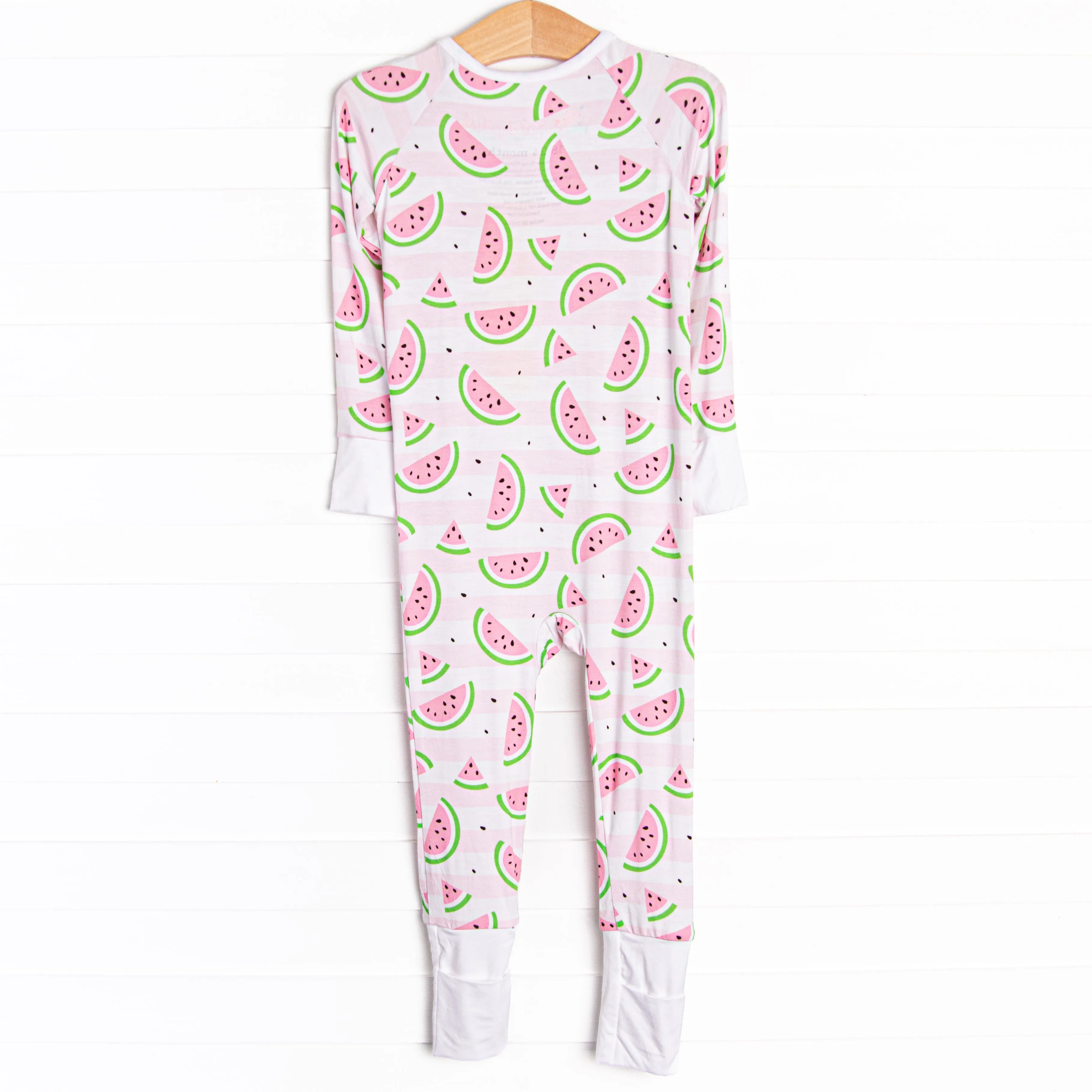 Sweets and Sleeps Bamboo Zippy Pajama, Pink