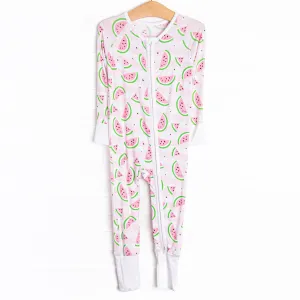 Sweets and Sleeps Bamboo Zippy Pajama, Pink