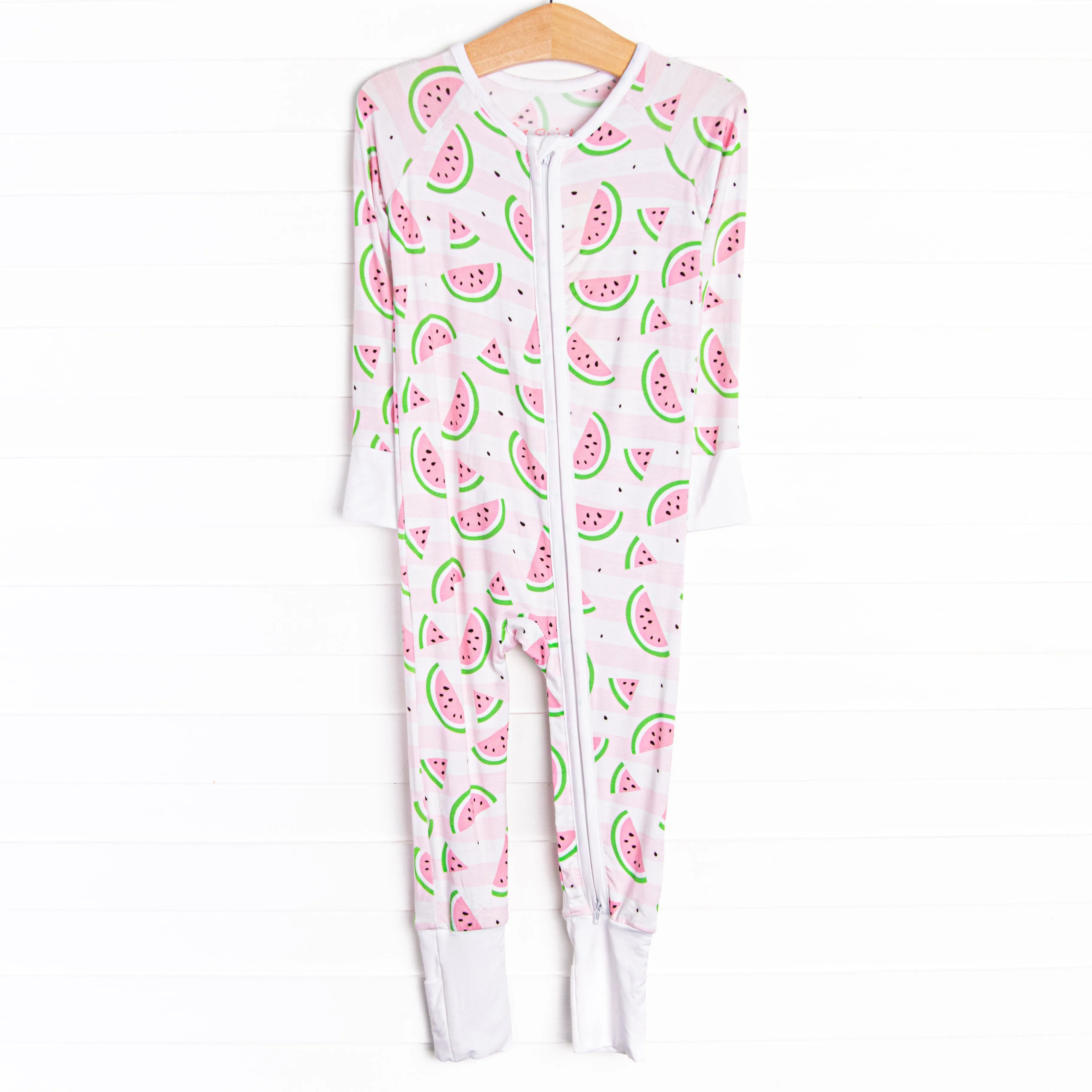 Sweets and Sleeps Bamboo Zippy Pajama, Pink