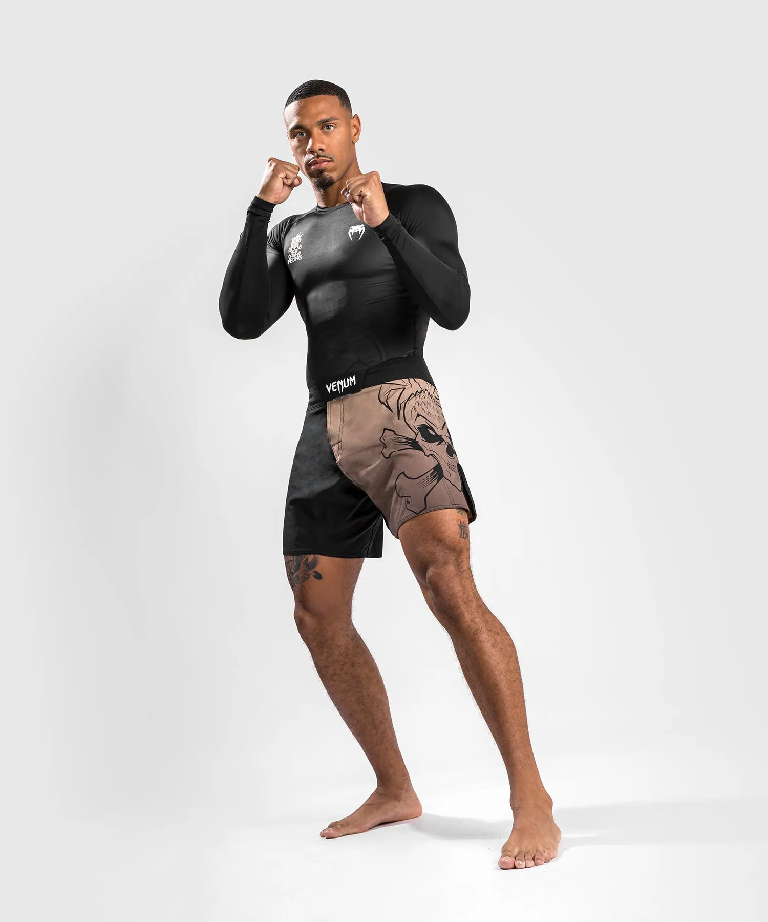 T-shirt a compressione Venum Reorg - maniche lunghe - nera