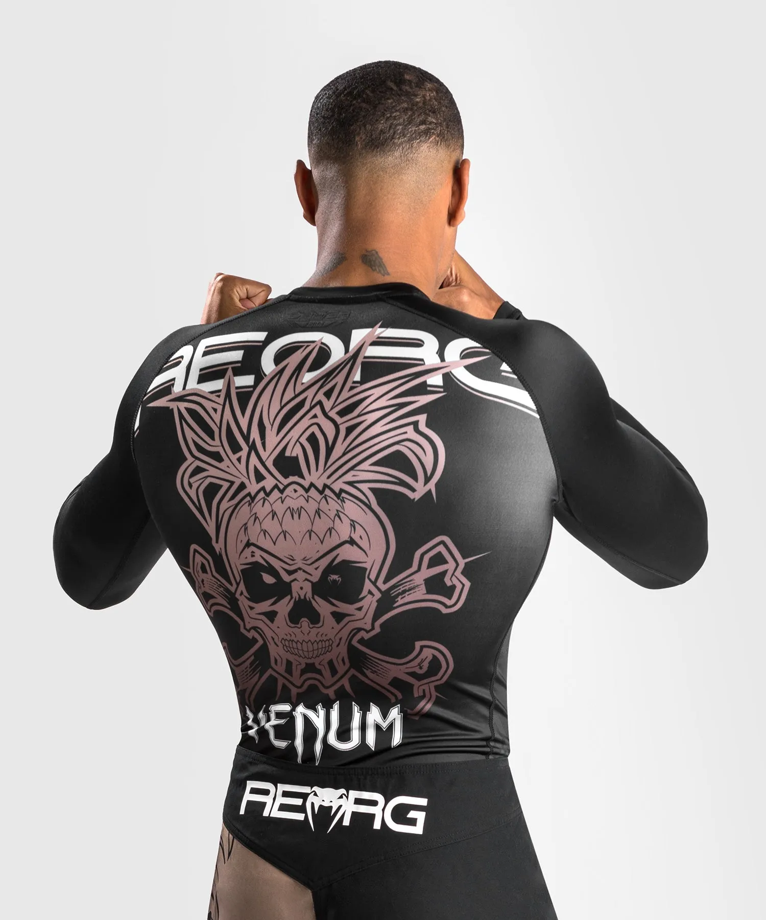 T-shirt a compressione Venum Reorg - maniche lunghe - nera