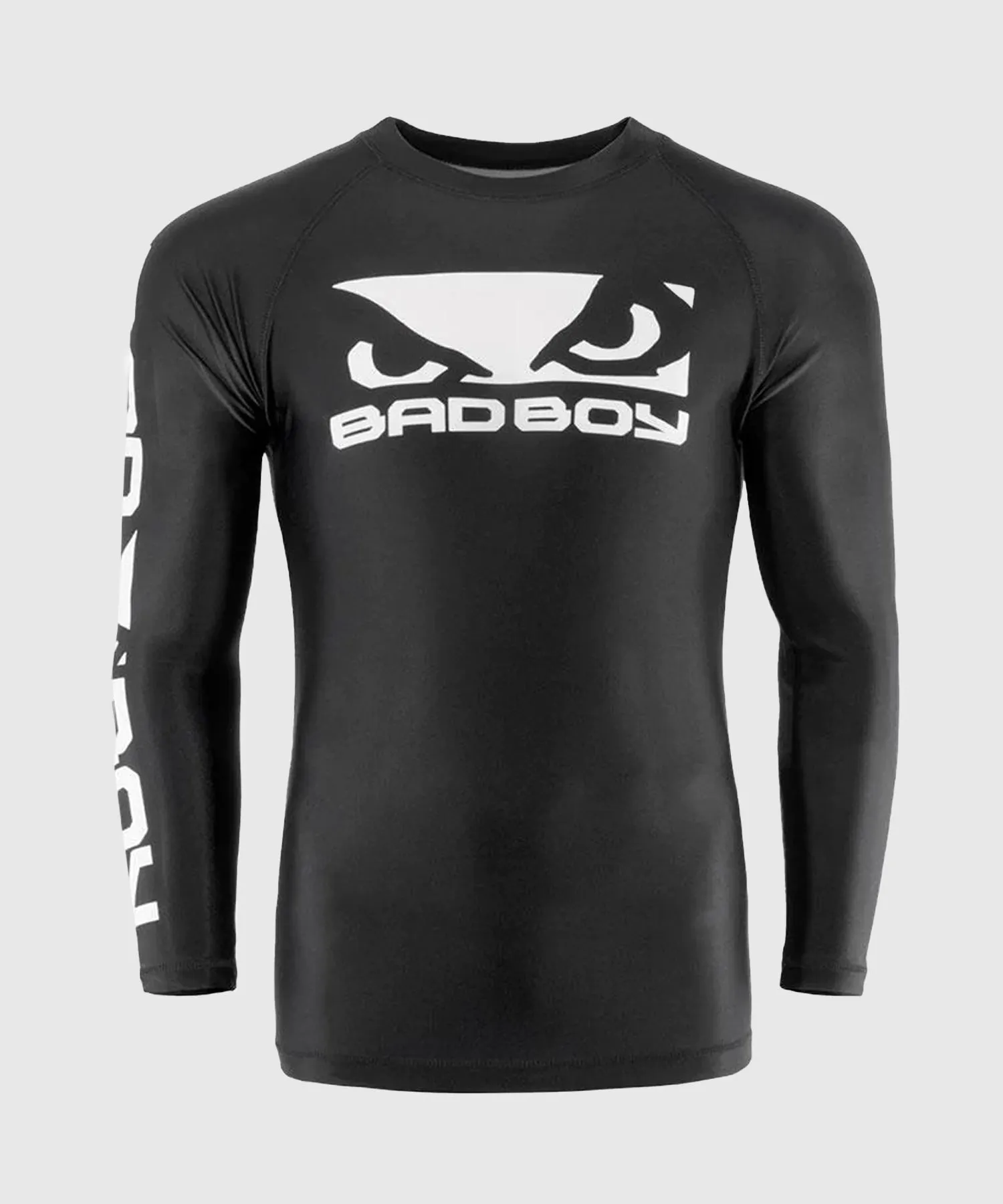T-Shirt de compression Bad Boy - Manches Longues - Noir/Blanc
