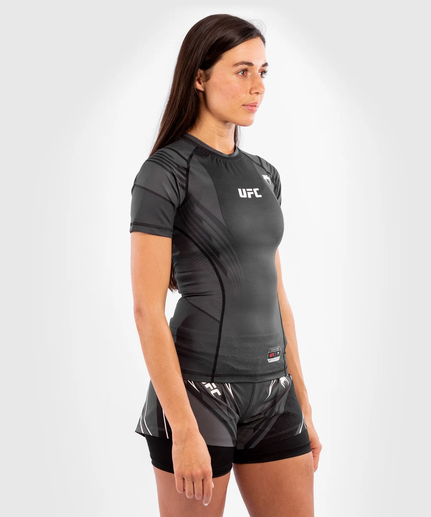 T-shirt de compression Femme UFC Venum Authentic Fight Night - Noir