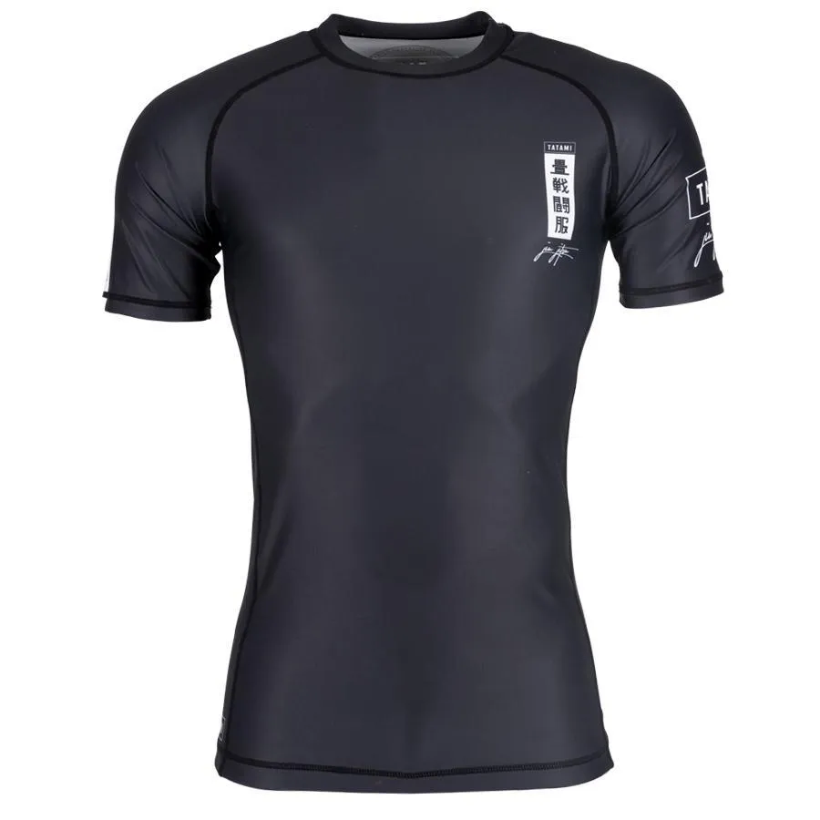 T-SHIRT DE COMPRESSION KANAGAWA - Manches courtes - Noir