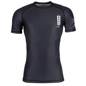 T-SHIRT DE COMPRESSION KANAGAWA - Manches courtes - Noir