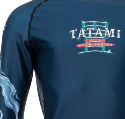 T-Shirt de Compressoin Eco Tatami Fightwear Myth Series Dragon - Bleu