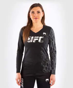 T-shirt Manches Longues Femme UFC Venum Authentic Fight Week - Noir
