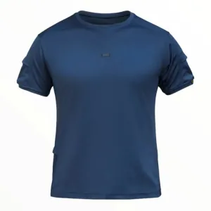 T-shirt militaire bleu