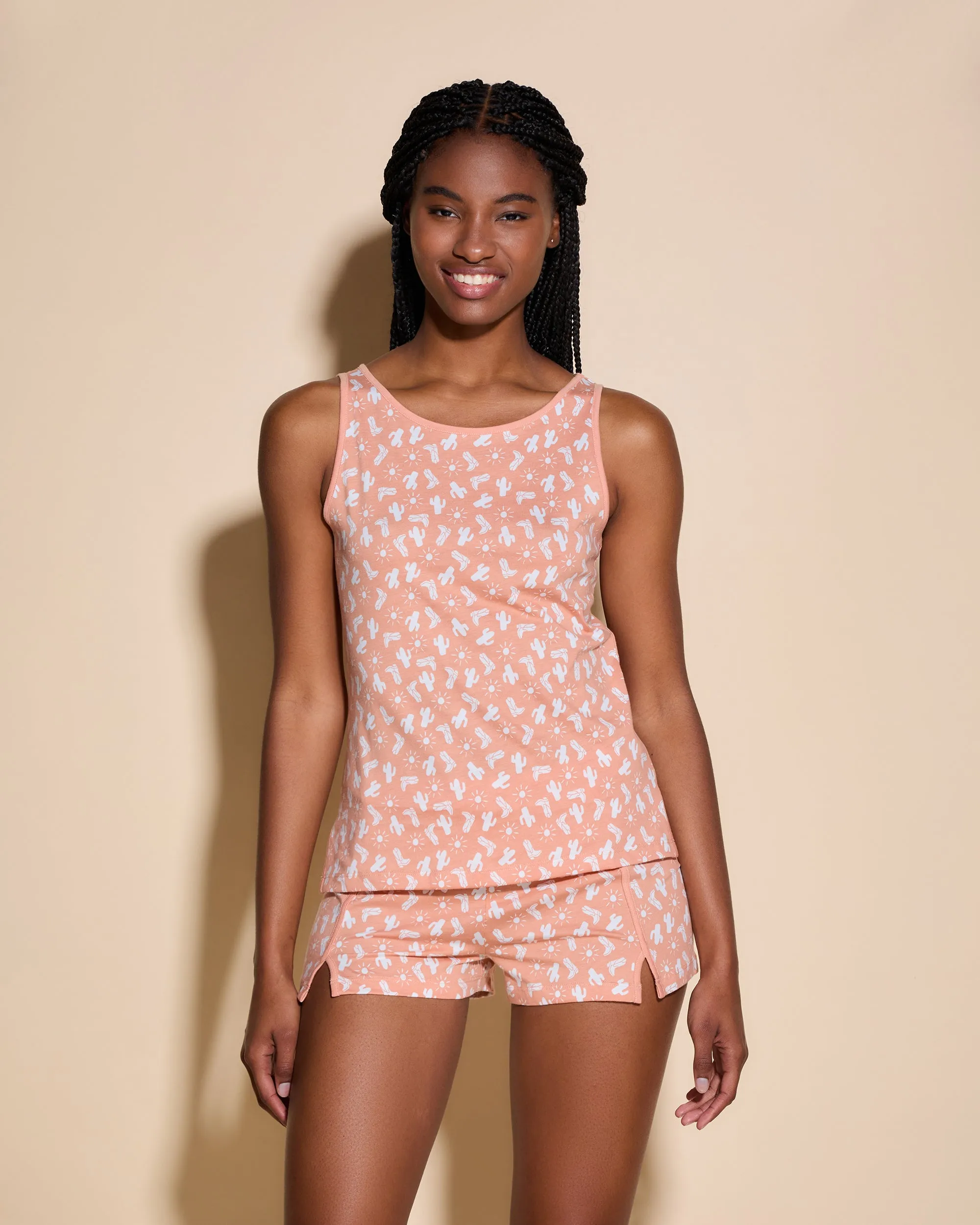 Tank & Boxer Lounge Set