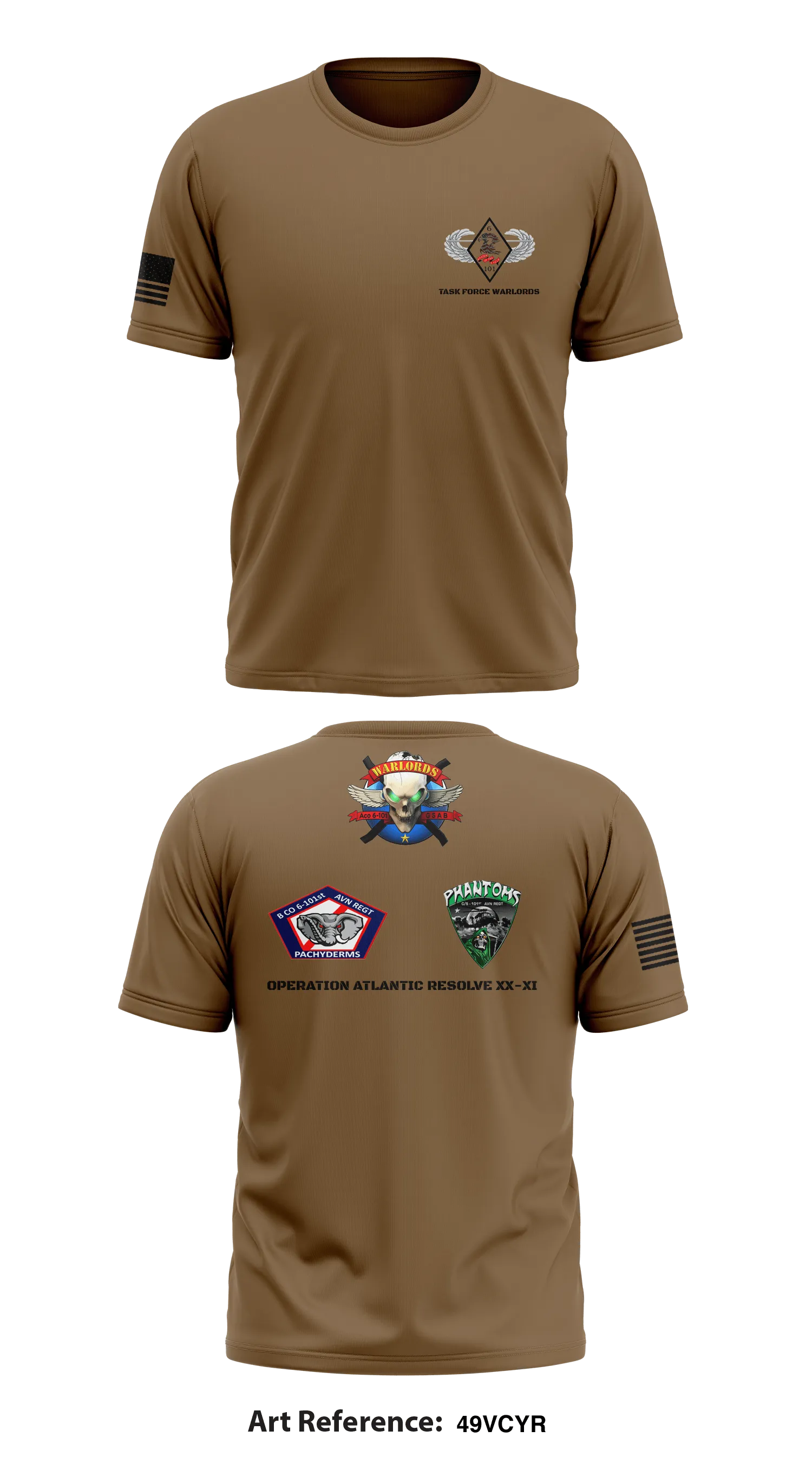 Task Force Warlord Store 1 Core Men's SS Performance Tee - 49VCYR