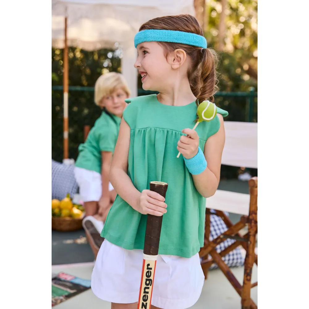 Tatiana Pima Blouse -- Green