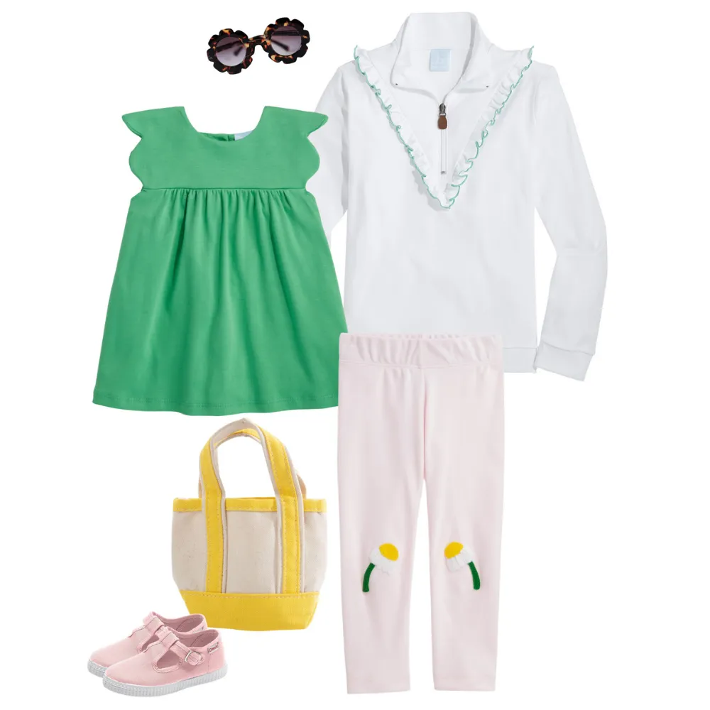 Tatiana Pima Blouse -- Green
