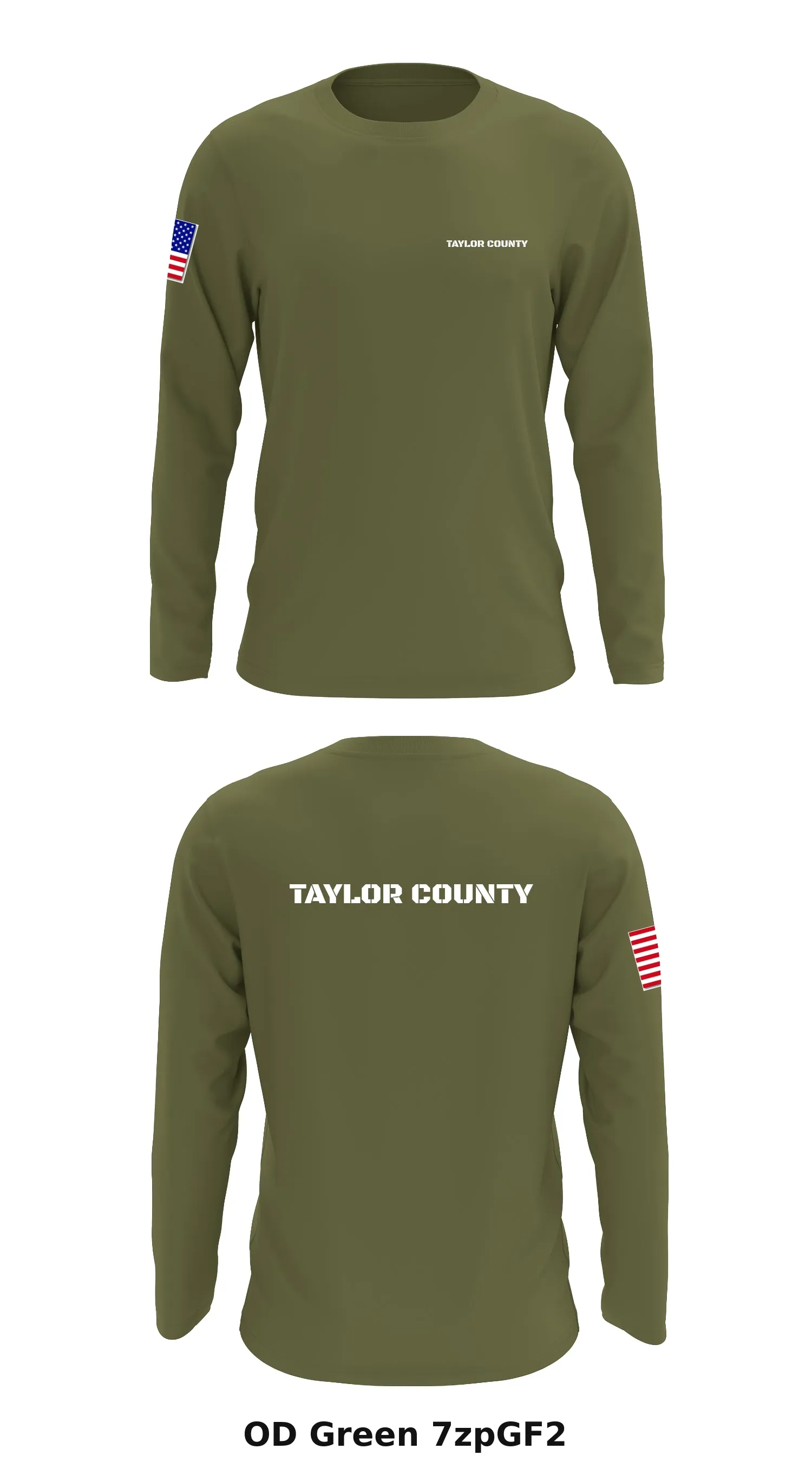 Taylor County  Store 1 Core Men's LS Performance Tee - 7zpGF2