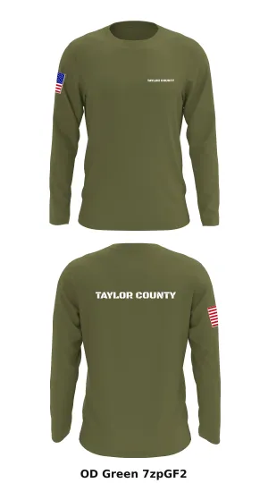 Taylor County  Store 1 Core Men's LS Performance Tee - 7zpGF2