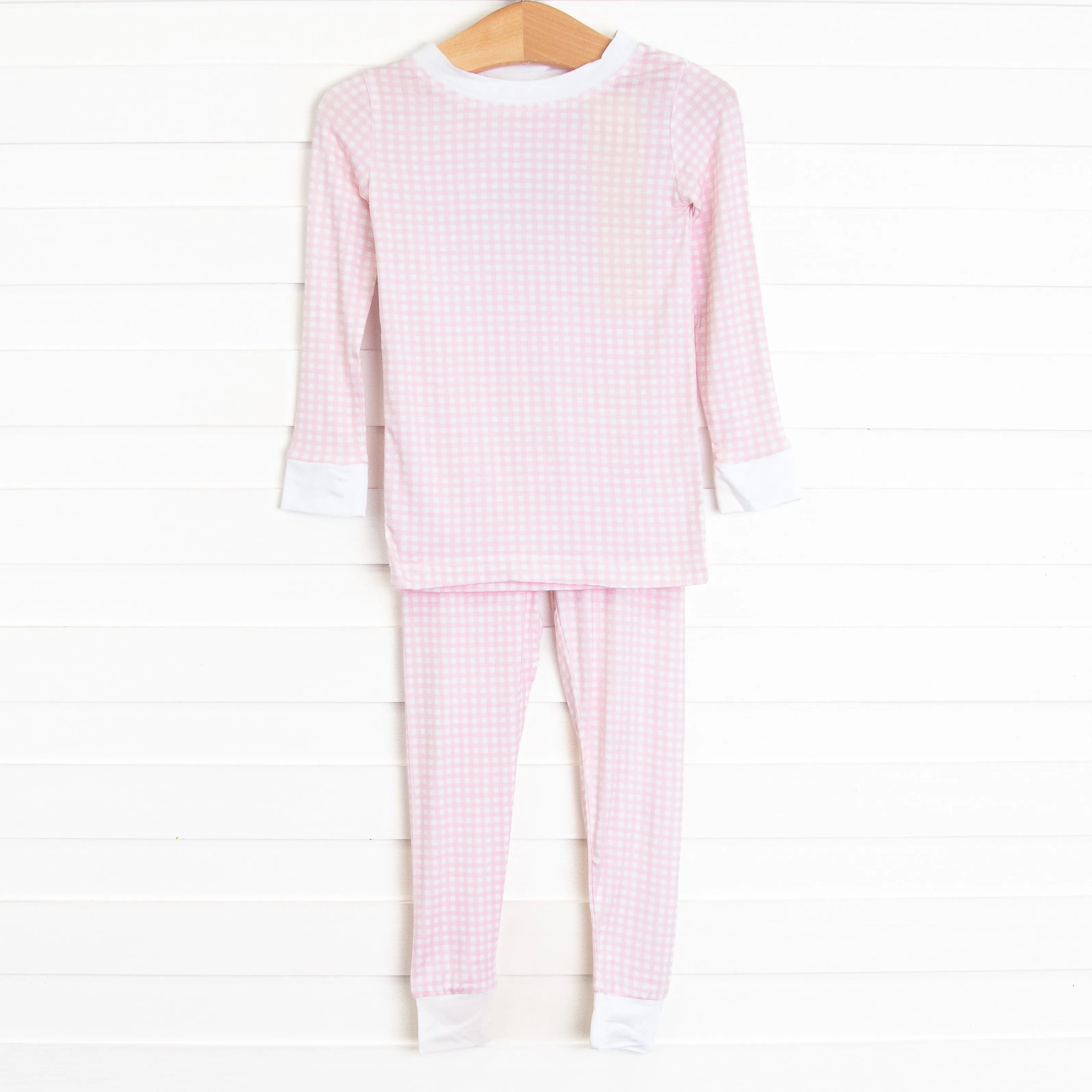 Tickled Pink Bamboo Pajama Set, Pink