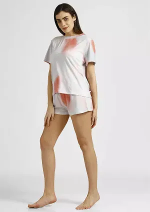 Tie Dye Shorts Set
