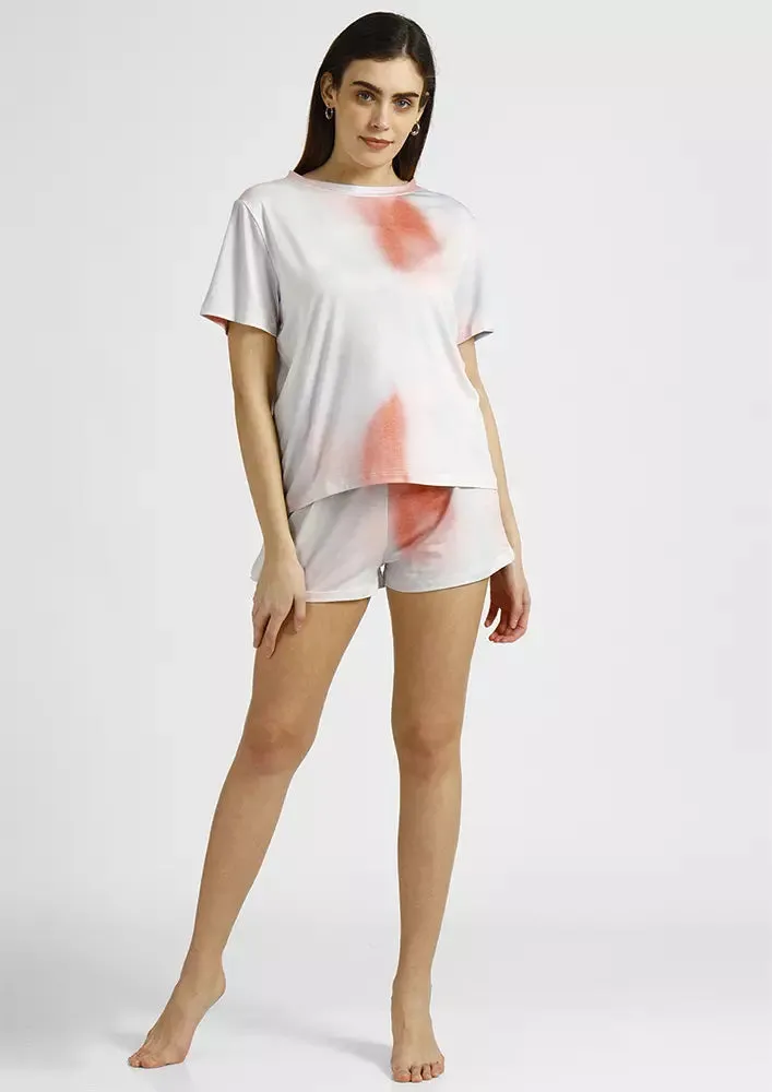 Tie Dye Shorts Set