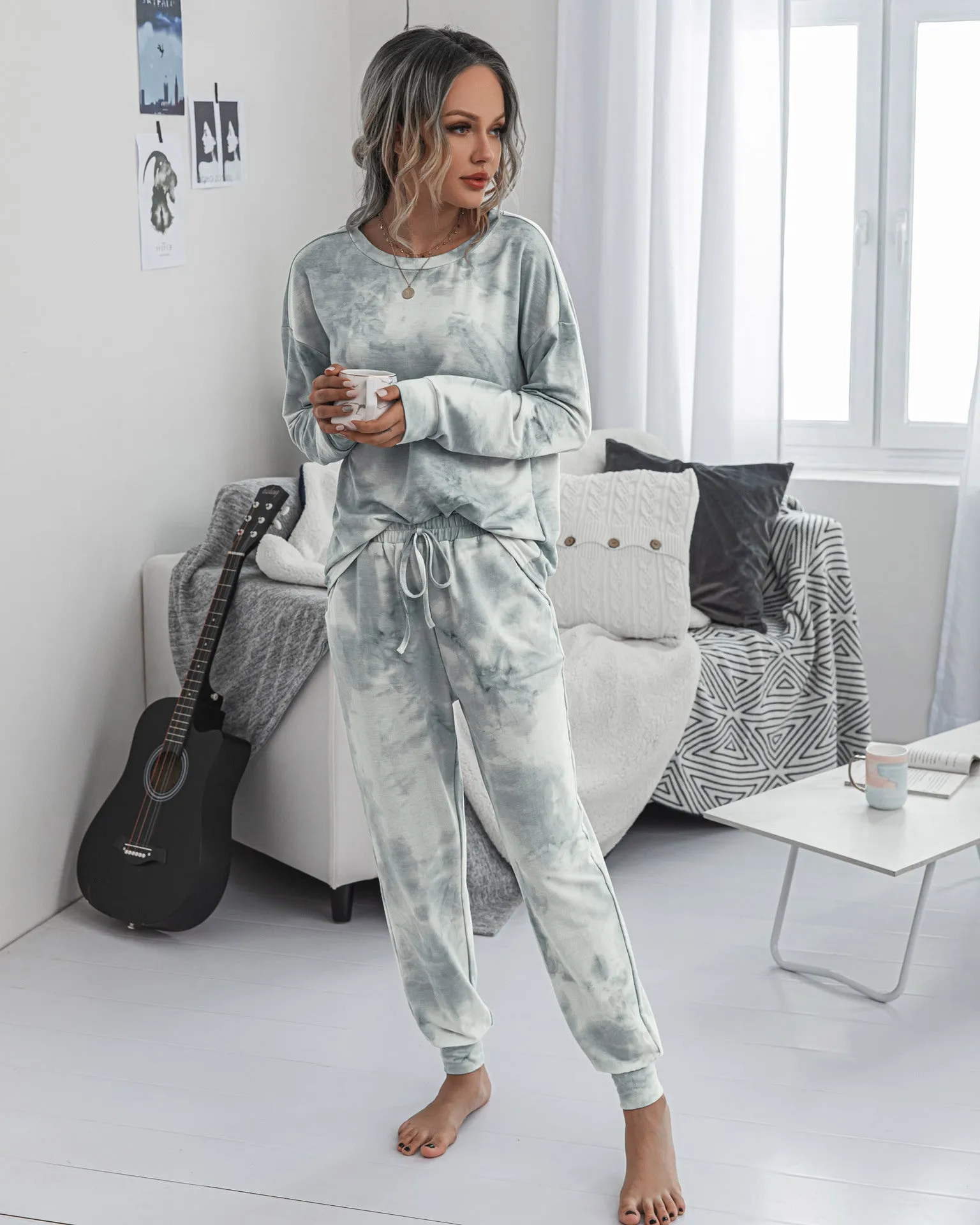 Tie Dye Two-Piece Set Loungewear