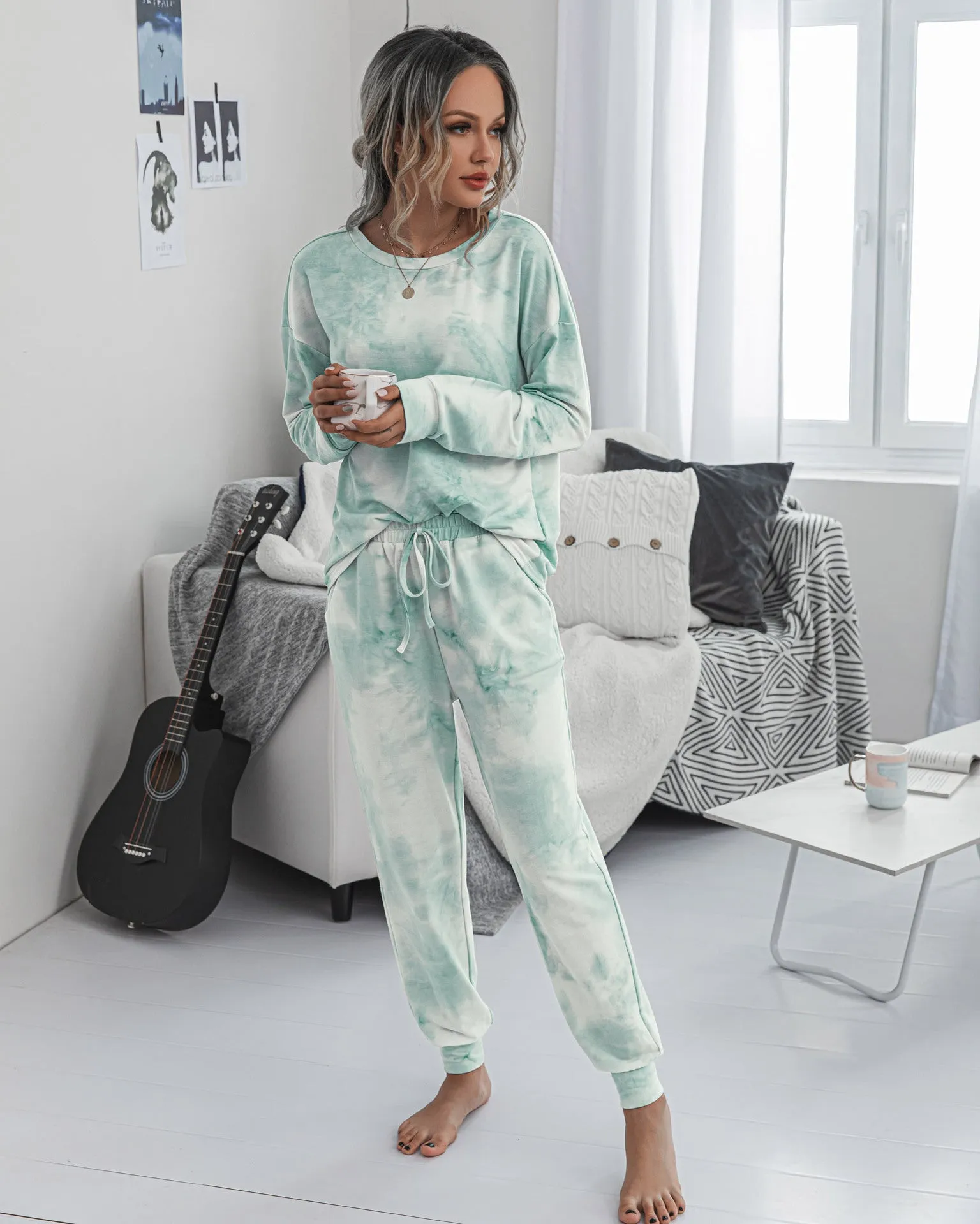 Tie Dye Two-Piece Set Loungewear
