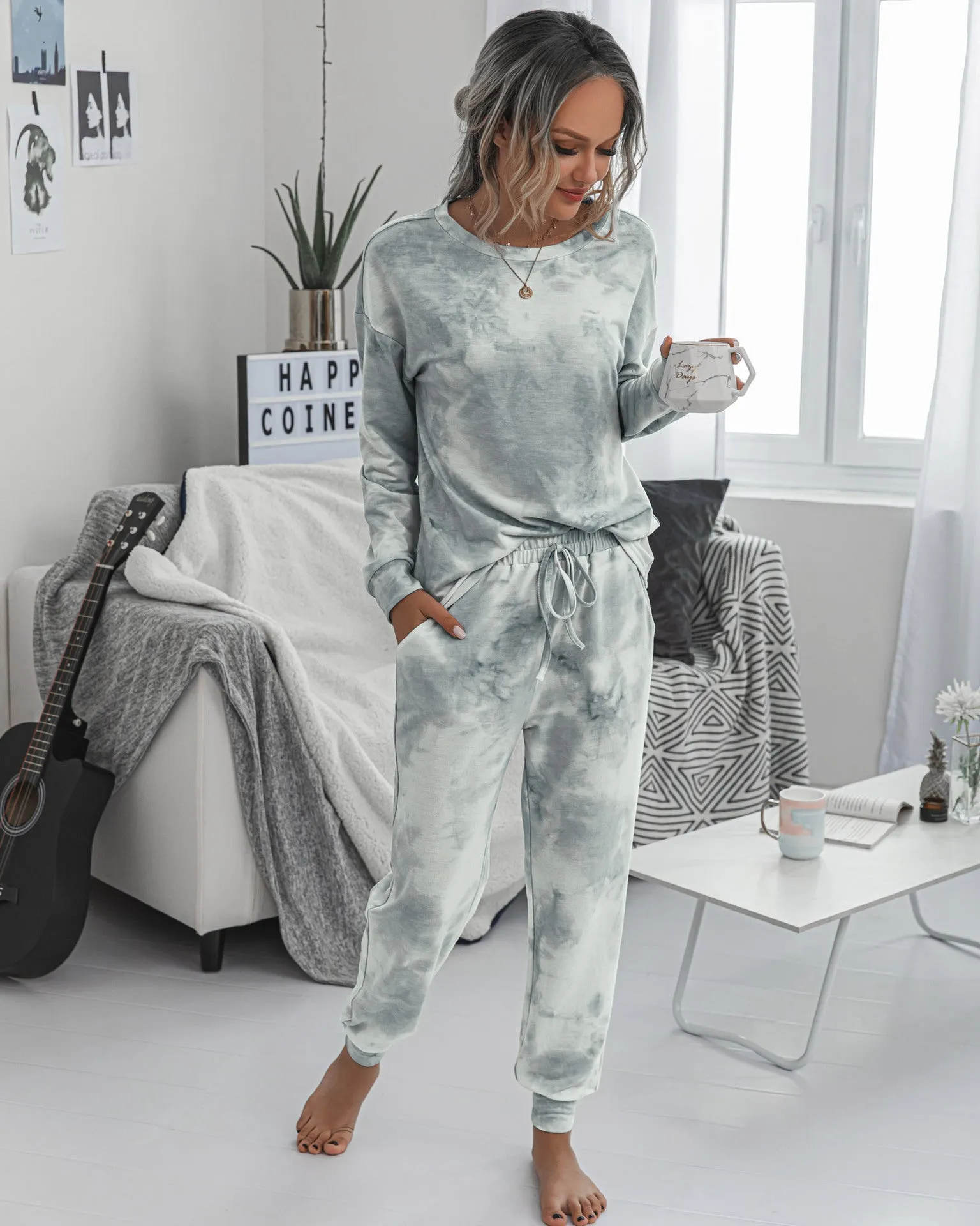 Tie Dye Two-Piece Set Loungewear