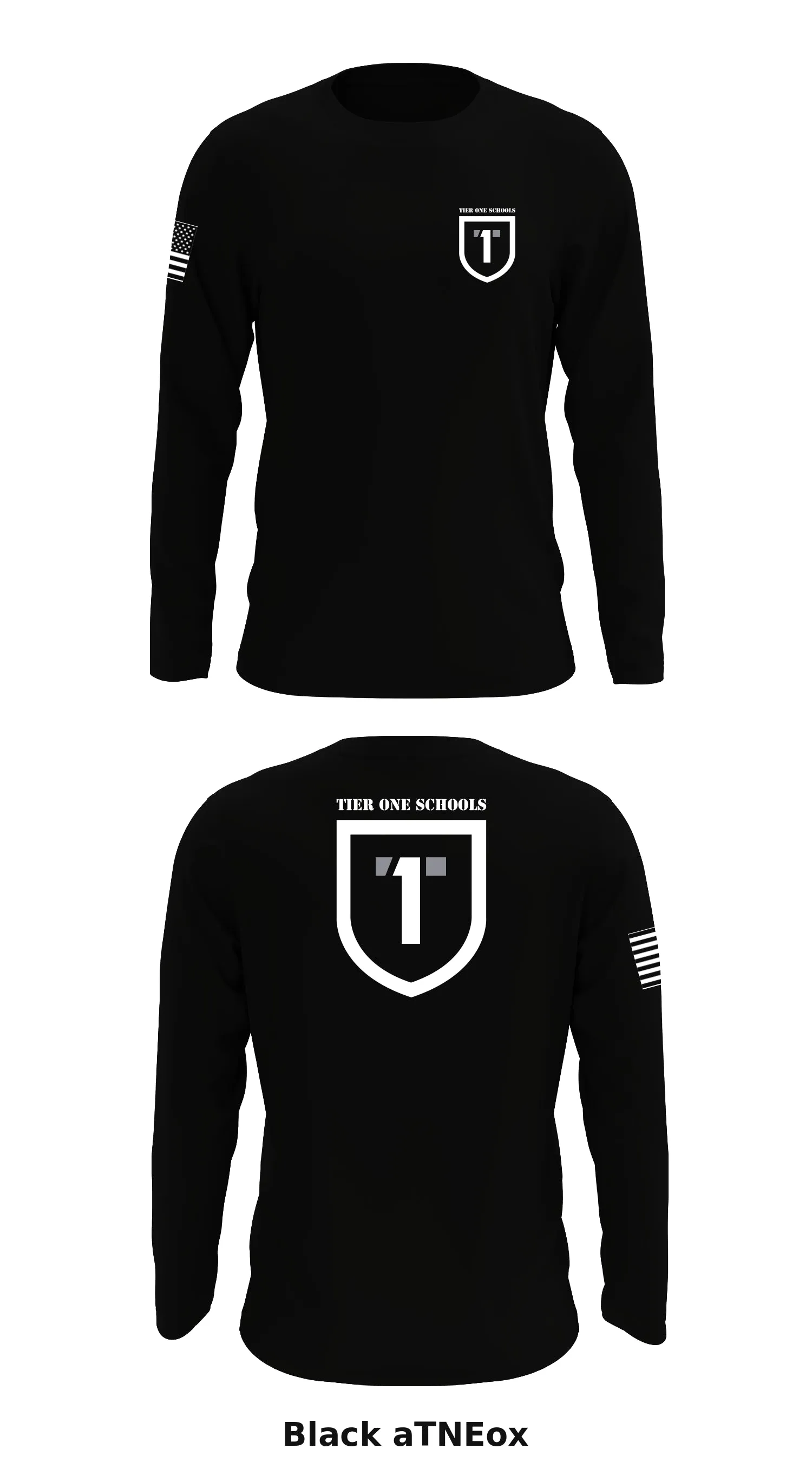 Tier One Schools Store 1 Core Men's LS Performance Tee - aTNEox