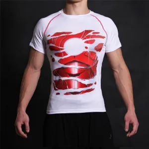 TONY STARK Compression T-shirt (White)