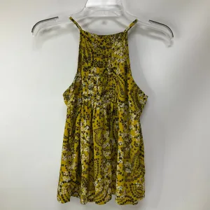 Top Sleeveless By Abercrombie And Fitch In Yellow, Size: Xs