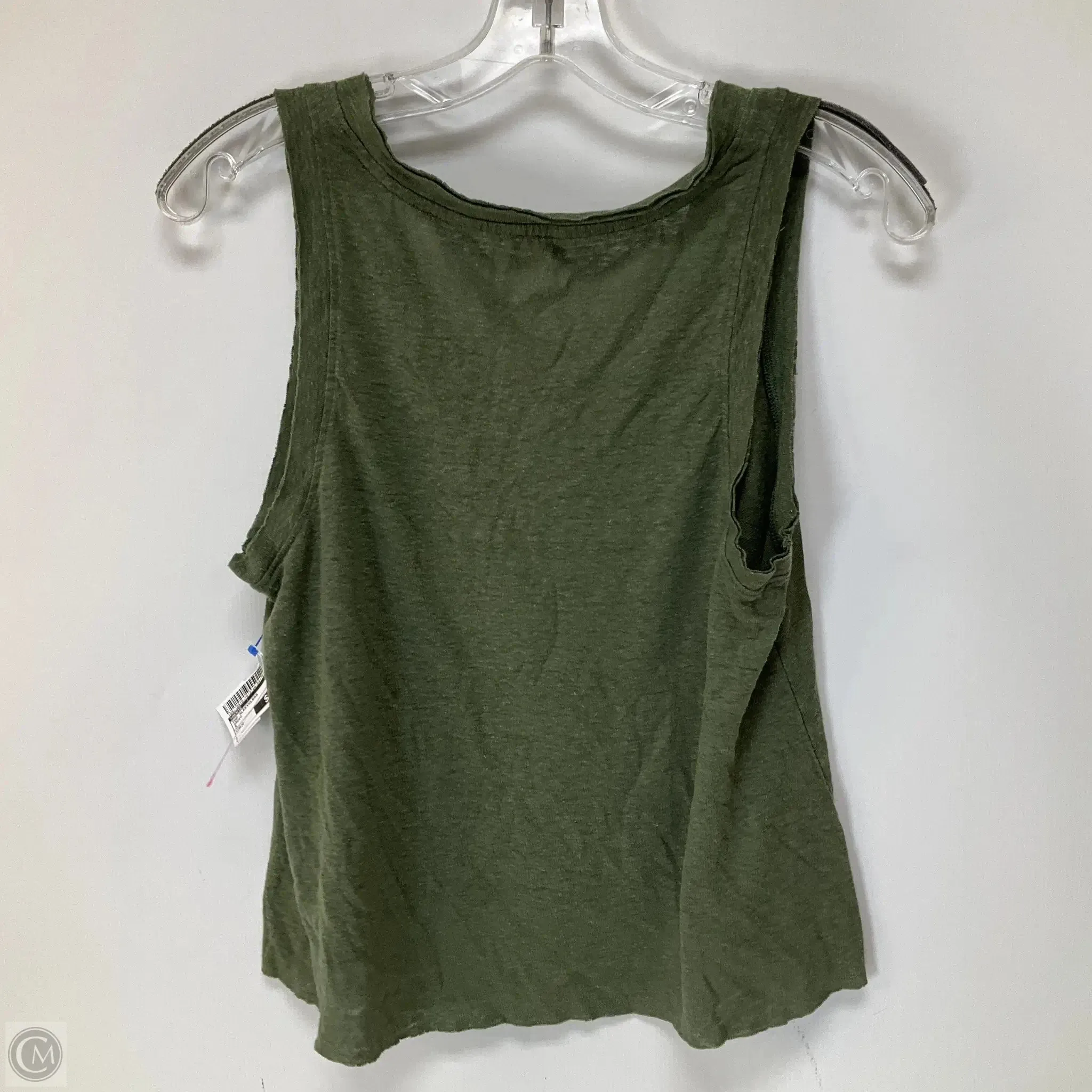 Top Sleeveless By Aerie In Green, Size: M
