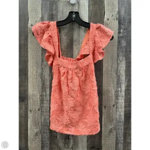 Top Sleeveless By Anthropologie In Orange, Size: Xxsp