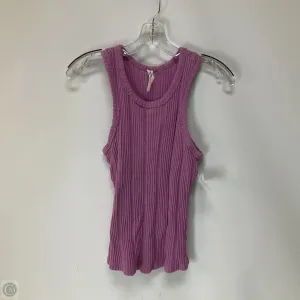Top Sleeveless By Anthropologie In Purple, Size: M
