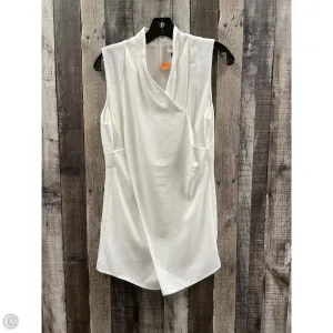 Top Sleeveless By Cabi In Ivory, Size: M