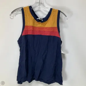Top Sleeveless By Evereve In Navy, Size: S