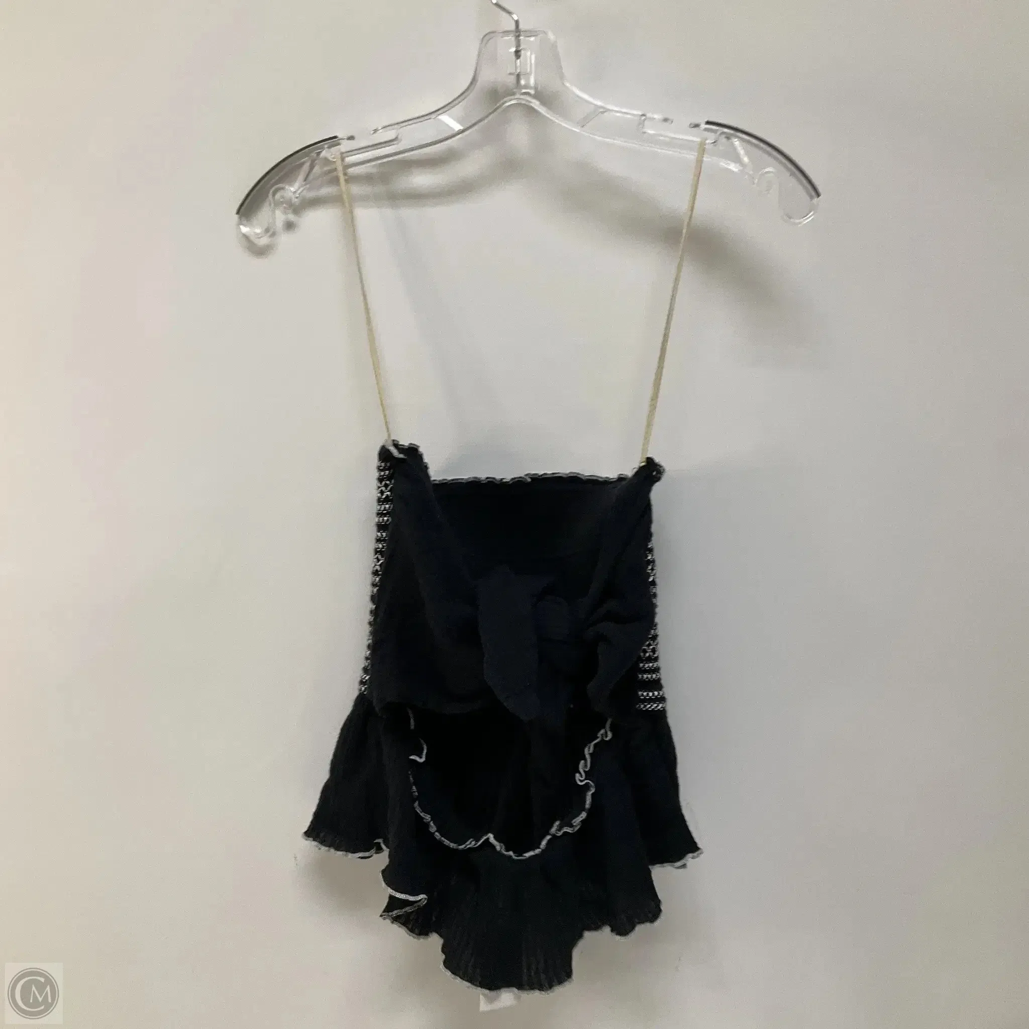 Top Sleeveless By Free People In Black & White, Size: M